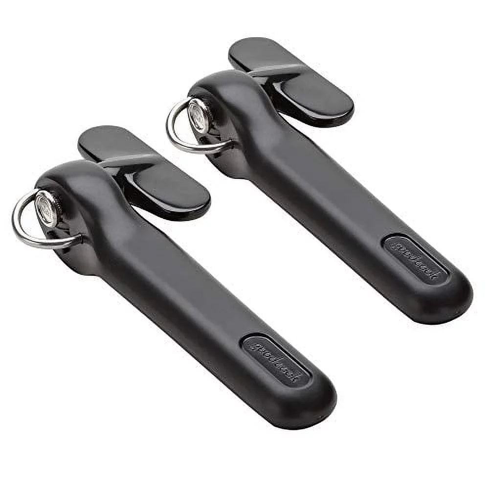 GoodCook Pack of 2 Safe Cut Manual Can Openers with Stainless Steel Cutting Blades, Black