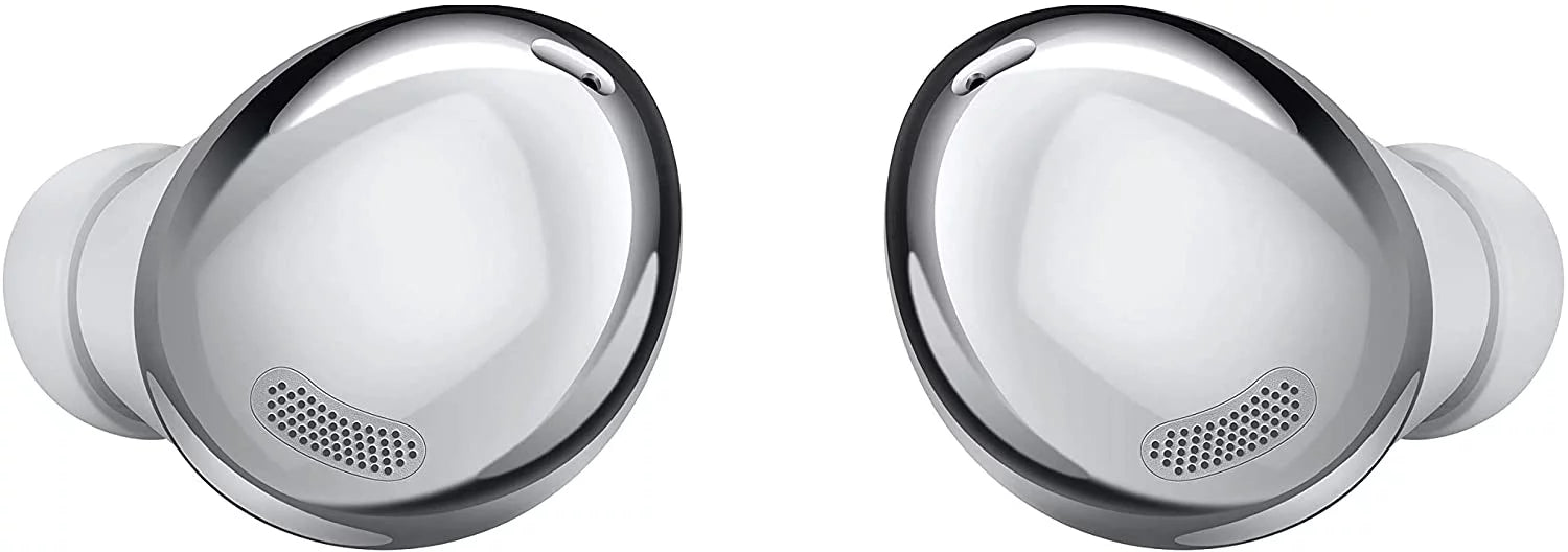 UrbanX Street Buds Pro Bluetooth Earbuds For Xiaomi Redmi 10X Pro 5G True Wireless, Noise Cancelling, Charging Case, Quality Sound, Sweat Resistant, Silver White (US Version)