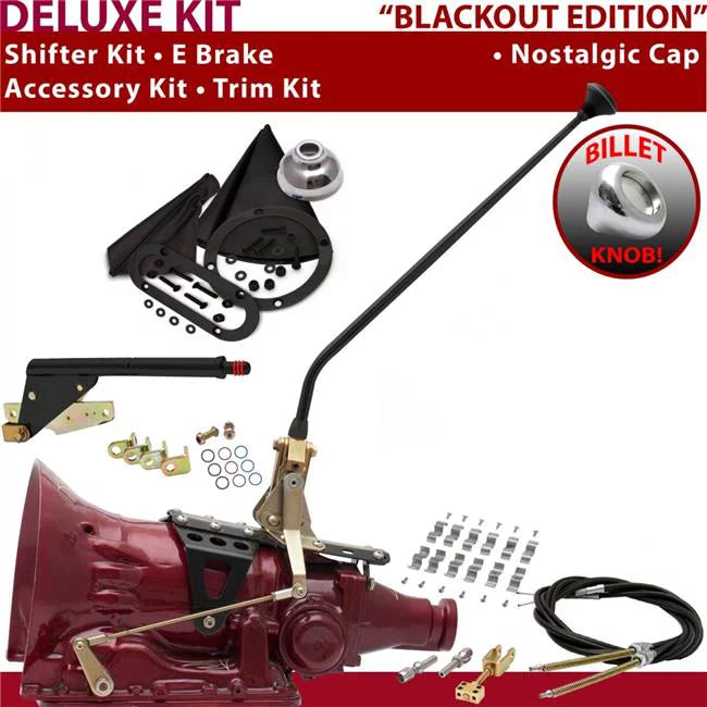 American Shifter  518 Shifter Kit Black 23 in. E Brake Cable Clamp Trim Kit for F399D