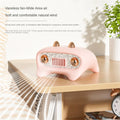2023 new cross-border double spray hydrating small fan USB charging home office desktop electric fan long endurance