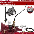 American Shifter  4L60 Shifter Kit Black 23 in. Swan E Brake Cable Clamp Trim Kit for F5E14
