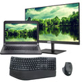 Restored 13.3 Inch Laptop HD Screen, Core i3 5th Gen Processor, 8GB DDR3 RAM, 120GB SSD, MTG New 22 Inch Monitor, Inbuilt Webcam, HDMI, Wi-Fi, Bluetooth, Windows 10 Pro (Renewed)