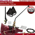 American Shifter  4L60E Shifter Kit Black 16 in. E Brake Cable Clamp Trim Kit for F29D4