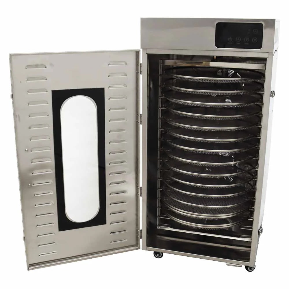 Techtongda 16 Layers Rotary Dryer Machine Food Dehydrator Dryer Fruit Vegetable Herbs Stainless Steel
