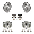 Transit Auto Front Disc Brake Caliper Rotors And Ceramic Pads Kit For Honda CR-V KC8-100365T