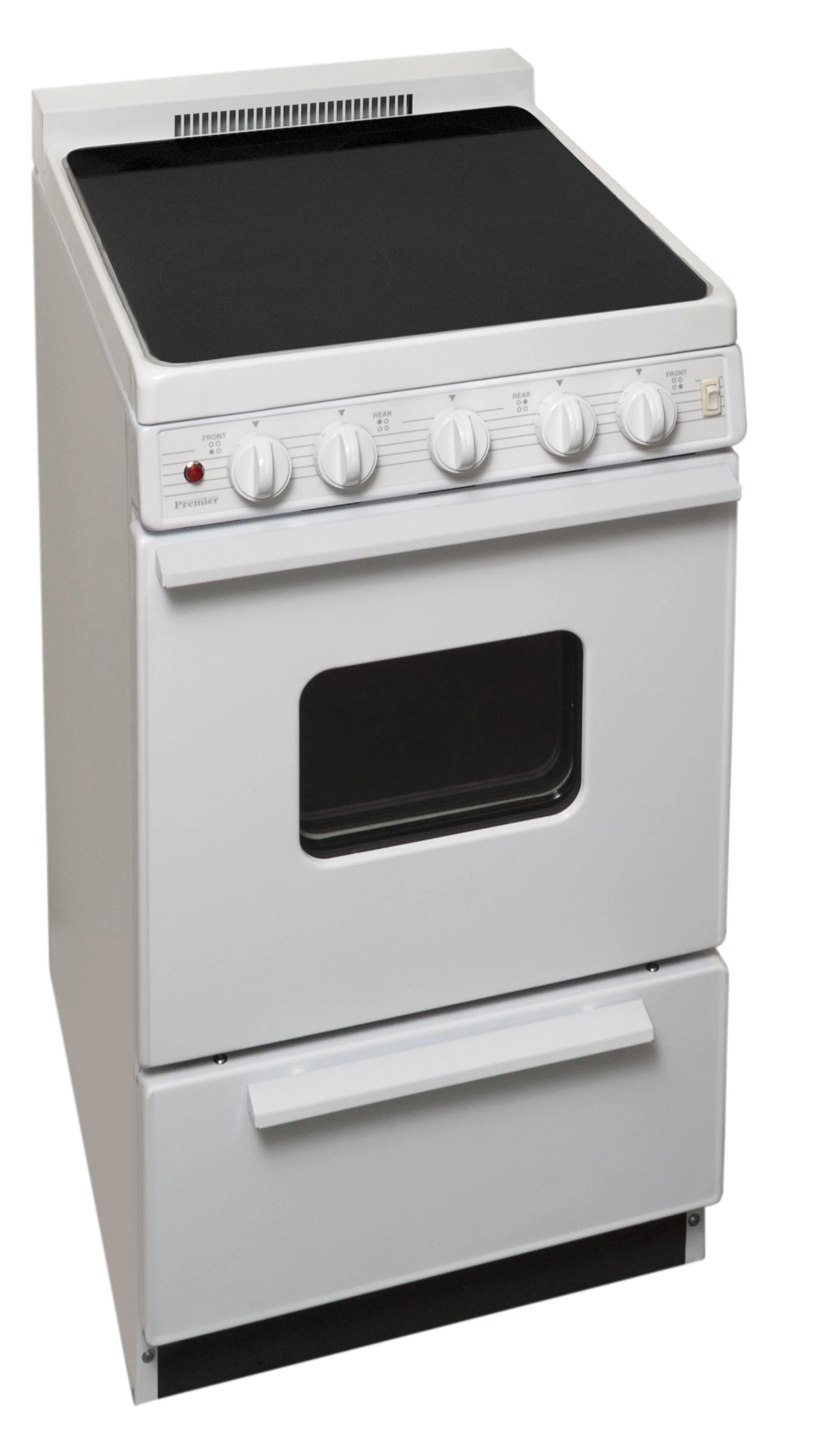 PREMIER EAS2X0OP  FREESTANDING SMOOTHTOP ELECTRIC RANGE White