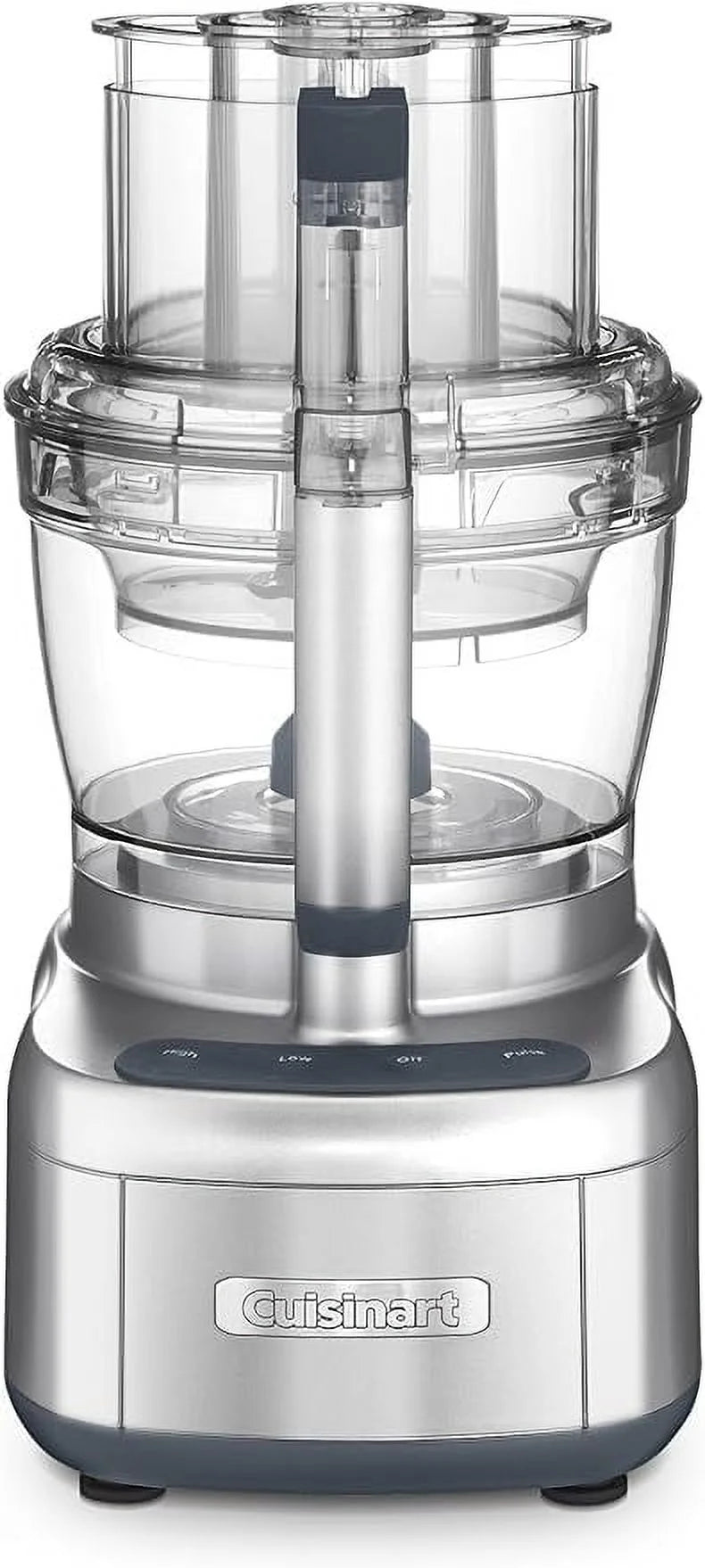 Open Box Cuisinart Elemental Food Processor 13-CUP 4.5 CUP WORK BOWLS FP-13DFR - Silver