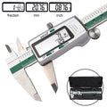 Jahy2Tech Digital Caliper 6 inch Electronic Caliper Stainless Steel Measuring Tool Precision Vernier Caliper with Large LCD Screen, Metric/Inch/Fraction Conversion