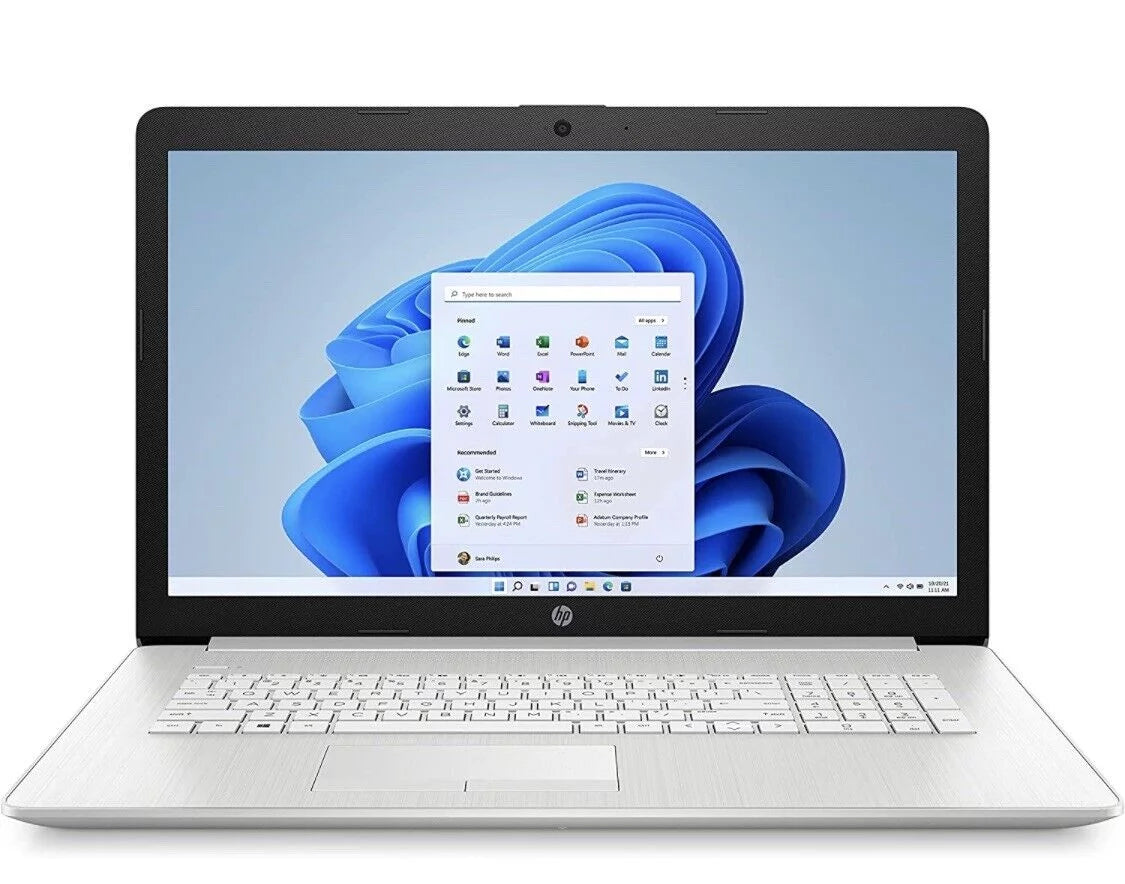 HP 17 Laptop PC, 11 Generation Intel Core, 4 GB RAM, 256 GB SSD, UHD Graphics, 17.3 HD+ Display, Windows 11 Home, Wi-Fi & Bluetooth Combo, 7 Ports, Long Battery Life, HD Webcam (17-by4025nr, 2022)