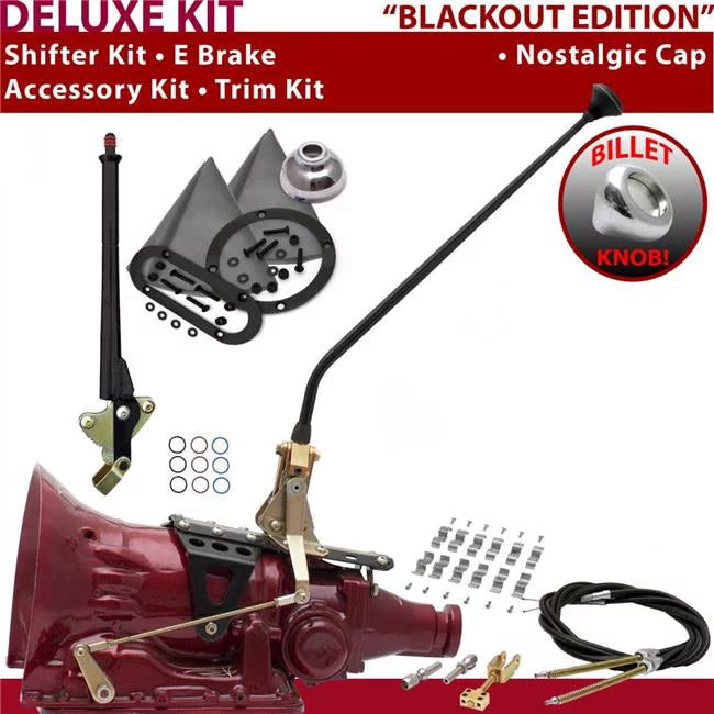 American Shifter  518 Shifter Kit Black 23 in. E Brake Cable Clamp Trim Kit for F398A