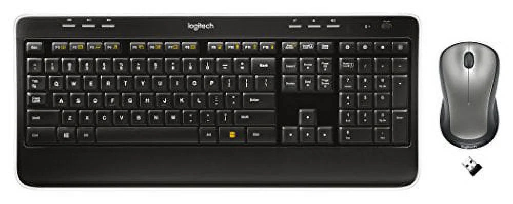 Logitech MK520 Wireless Keyboard and Mouse Combo - Keyboard and Mouse, Long Battery Life, Secure 2.4GHz Connectivity