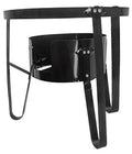 Premium Cast Iron Propane Burner With 19 Tall Stand Combo Cooker Outdoor Stove Portable High Pressure Gas Patio Deep Fry BBQ with Hose & Regulator