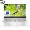 HP 2023 Pavilion 15 15.6 FHD Business Laptop, 12th Gen Intel 10 Cores i7-1255U, 32GB DDR4 RAM, 1TB PCIe SSD, WiFi 6, Bluetooth 5.2, Webcam, Natural Silver, Windows 11 Pro, USB 3.0 Extension Cable
