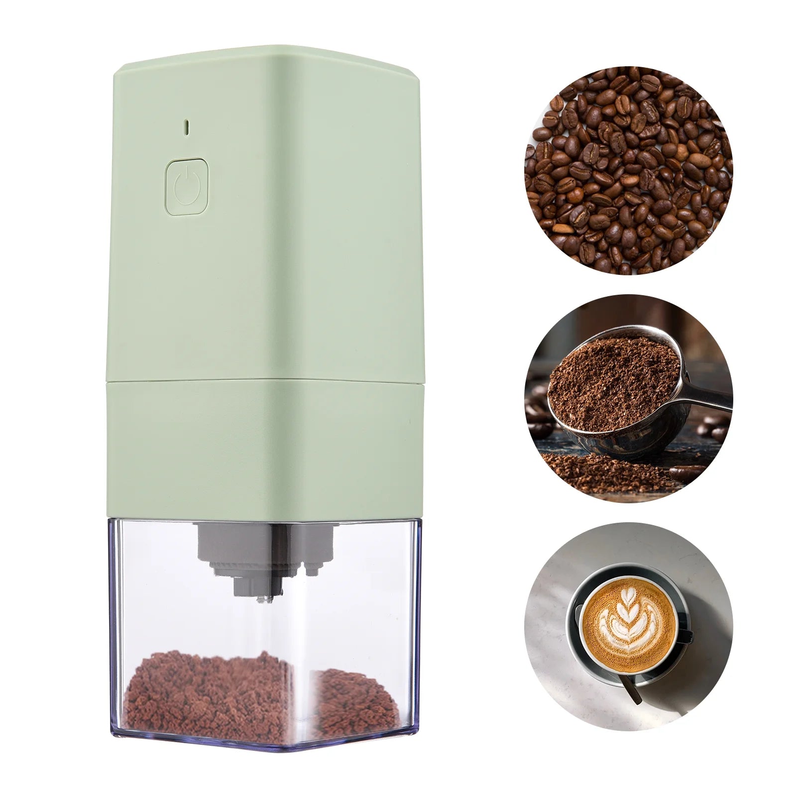 Dazzduo Grinder,Removable Office Coffee Portable Burr Coffee Burr Coffee Coffee Adjustable Coarse Burr Coffee Adjustable Portable Adjustable Coarse Fine Coffee Fine Removable Office