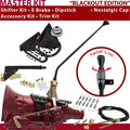 American Shifter  45RFE Shifter Kit Black 16 in. E Brake Cable Clamp Trim Kit Dipstick for DA617