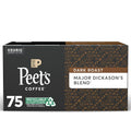 Peet¡¯s Coffee Major Dickason's Blend K-Cup Coffee Pods for Keurig Brewers, Dark Roast, 75 Pods