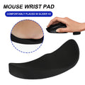 Ergonomic Smooth Gliding Palm Hand Wrist Rest Sliding Pad Soft Cooling Mousepad