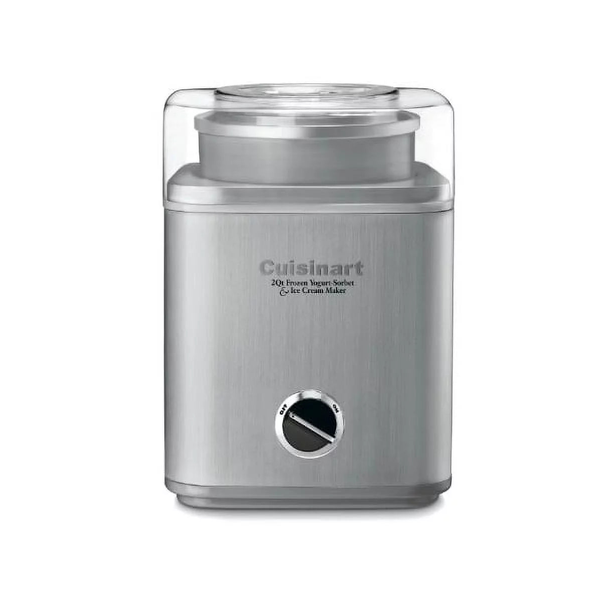 Cuisinart ICE-30BC Pure Indulgence 2-Quart Automatic Frozen Yogurt, Sorbet, and Ice Cream Maker - Silver