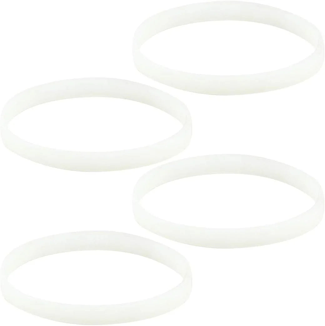4 Pack White Gasket Rubber Sealing O-Ring Replacement Part For Nutri Auto- Blenders BL480 BL681A BL682 BL640