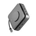 j5create USB-C Dual 4K HDMI Docking Station with 15W Wireless Charging JCD3199 Space Grey