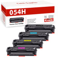 054H 054 4-Pack Toner Cartridge Compatible for Canon 054H 054 CRG-054H Color ImageCLASS MF644Cdw MF642Cdw MF641Cw LBP622Cdw MF640C Toner Printer Ink (Black Cyan Magenta Yellow)