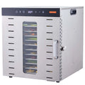 SKYSHALO 10 Tray Food Dehydrator Machine - Stainless Steel, 1000W, Ideal for Drying Jerky and Fruit