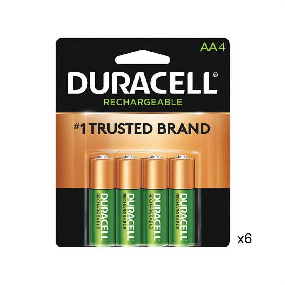 24-Pack AA Duracell Rechargeable (DX1500) Batteries (2500 mAh)
