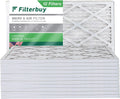 Filterbuy 14x25x1 MERV 8 Pleated HVAC AC Furnace Air Filters (12-Pack)