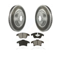 Transit Auto - Front Coated Disc Brake Rotors And Semi-Metallic Pads Kit For Ford Fusion Lincoln MKZ KGS-100123