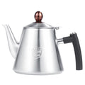 Steel Coffee Kettle,1.2L Stainless Steel Stove-top Teapot Tea Coffee Pot Kettle With Heat Resistant Handle Matte