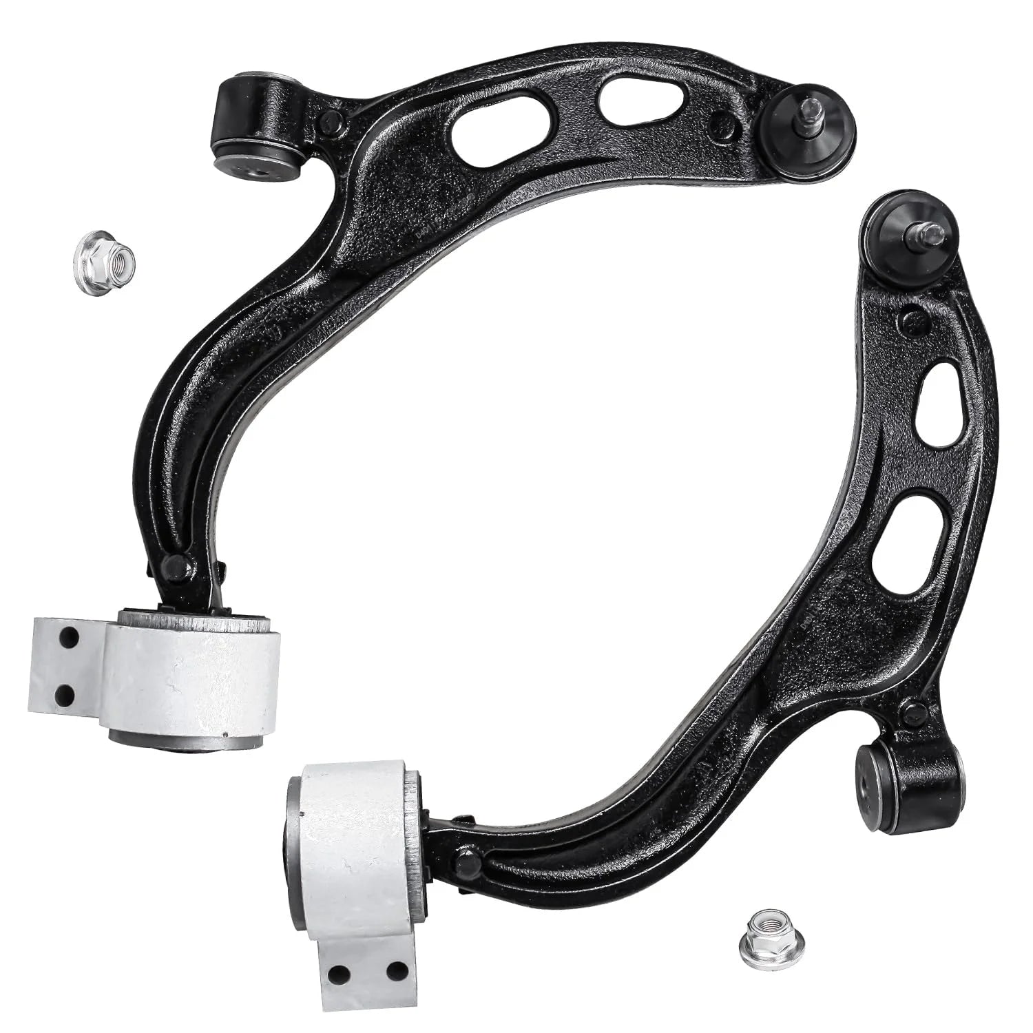 Detroit Axle - Front Lower Control Arms w/Ball Joints for 2010 2011 2012 Ford Flex Taurus Lincoln MKS MKT, 2pc Set Lower Control Arms w/Ball Joints Pair Assembly Replacement