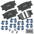 Carquest Professional Platinum Ceramic Brake Pads - Rear (4-Pad Set)