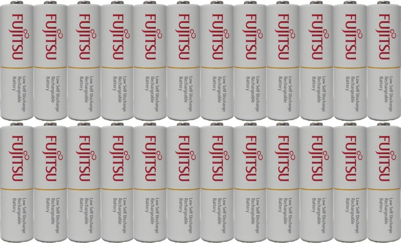 Fujitsu Ready-to-Use HR3UTC AA Rechargeable Battery NiMH 1.2V Min. 1900mAh Made in Japan 48 Batteries