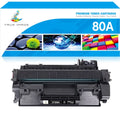 True Image 1-Pack Compatible Toner Cartridge for HP CF280A 80A LaserJet 400 M401A M401DN M401DW MFP M425DN M425DW Printer (Black)