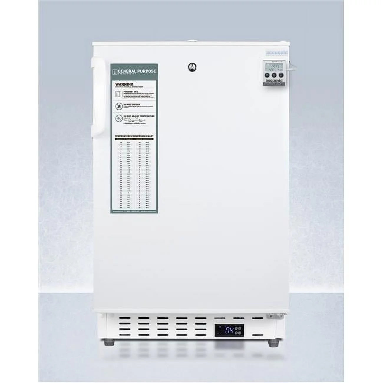 Built-in ADA compliant healthcare all-refrigerator with alarm/thermometer