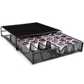 Mindspace Coffee Pods Holder K Cup Organizer with Closed-Top Base for Coffee Station Accessories Kitchen Organization Black