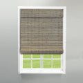 Radiance Cordless Privacy Weave Roman Shade, Driftwood