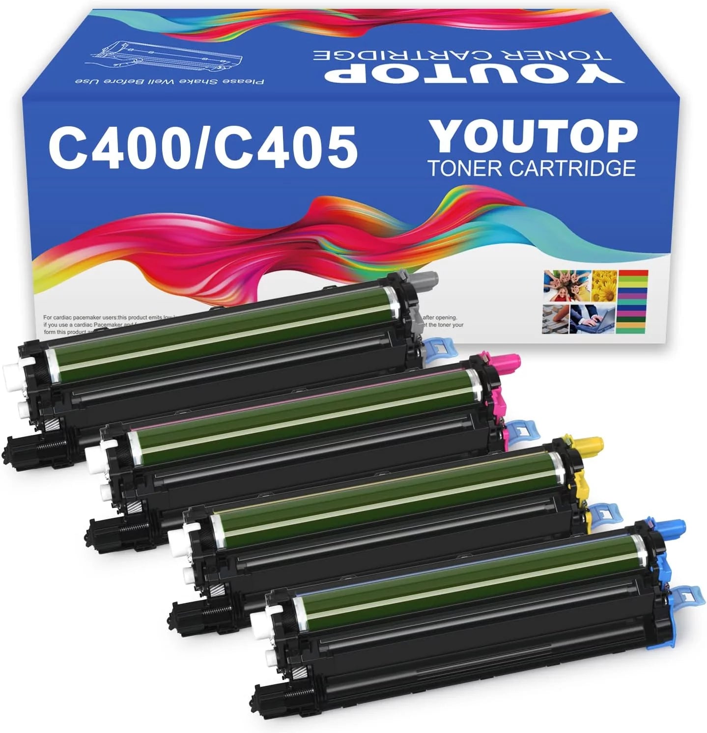 YOUTOP C400 C405 Drum Unit Compatible for C400 C405 Imaging Unit Replacement for Xerox Phaser 6600 Workcentre 6605 6655 VersalinkC400 C405 (108R01121)