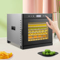 Miumaeov Food Dehydrator 700W Dehydrated Dryer with 8 Stainless Steel Trays LED Light Digital Temperature and Timer for Food Jerky Herbs Veggies Fruits
