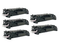 PrinterDash Compatible MICR Replacement for LaserJet P2035/P2035N/P2050/P2055/P2055D/P2055DN/P2055X Toner Cartridge (5/PK-2300 Page Yield) (NO. 05A) (CE505AC_5PK)
