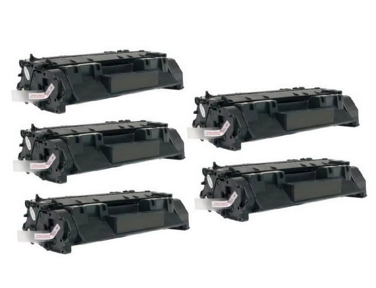 PrinterDash Compatible MICR Replacement for LaserJet P2035/P2035N/P2050/P2055/P2055D/P2055DN/P2055X Toner Cartridge (5/PK-2300 Page Yield) (NO. 05A) (CE505AC_5PK)