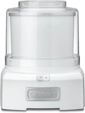Open Box Cuisinart ICE-21FR Frozen Yogurt-Ice Cream and Sorbet Maker 1.5 Quarts - WHITE