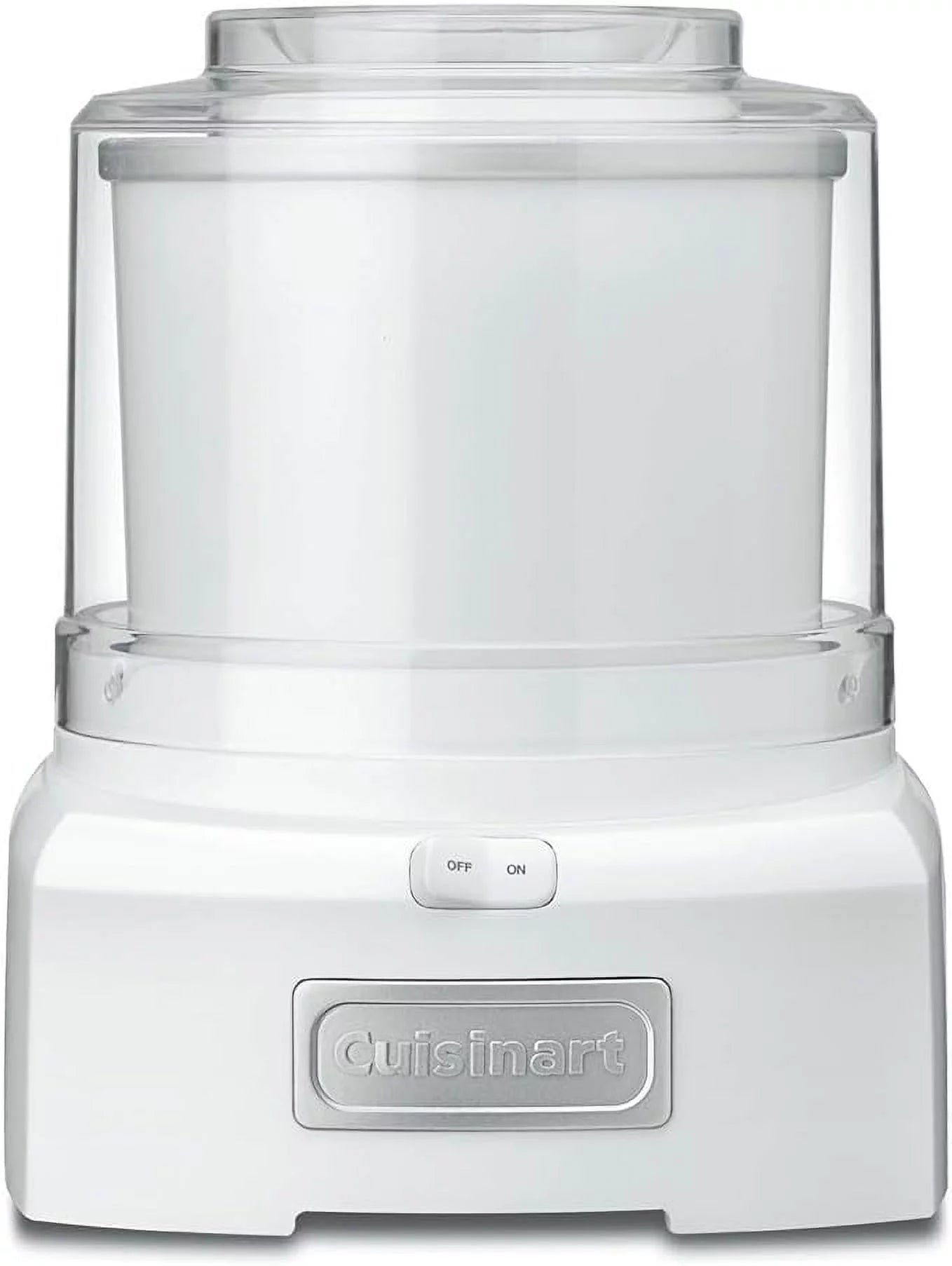 Open Box Cuisinart ICE-21FR Frozen Yogurt-Ice Cream and Sorbet Maker 1.5 Quarts - WHITE