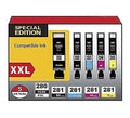 Inkjetsclub Compatible Replacement for Canon PGI-280 XXL and CLI-281 XXL High Yield Printer Ink Cartridges Combo Pack.