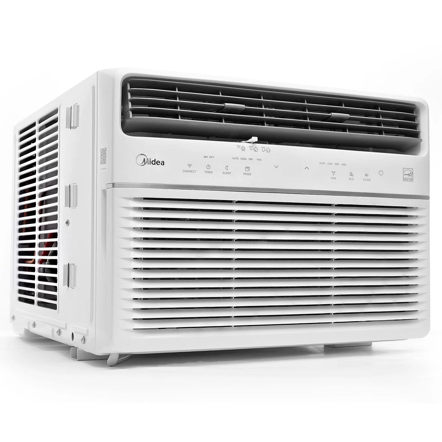 Restored Midea MAW08S1YWT-E 8,000 BTU Room Window Air Conditioner, Remote Control, Energy Star w/Wifi & Voice Control (Refurbished)