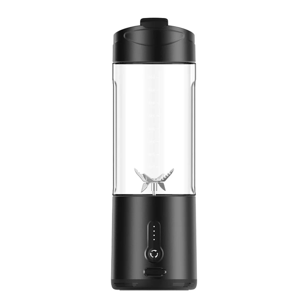 Suzicca Portable Blender Cup USB Electric Fruit Juicer Rechargeable Juice Mixer 530ml with 6 for Outdoor Sports Travel Camping