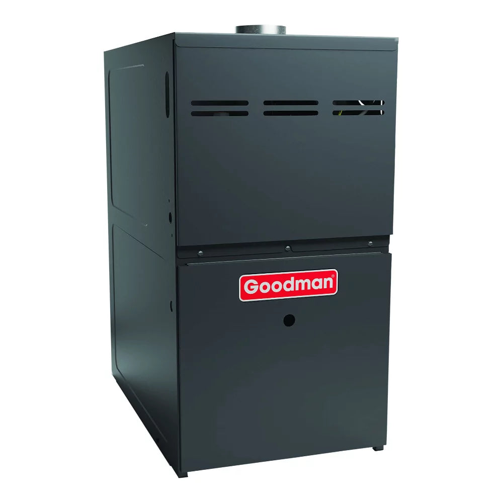 Goodman 80% AFUE 60,000 BTU 2-Stage Gas Furnace - Upflow/Horizontal - 14 Cabinet