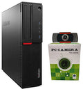 Lenovo ThinkCentre M700 SFF Computer Desktop PC, Intel Core i5 6500 Processor, 16GB Ram, 512GB M.2 SSD, Wireless Keyboard Mouse, 1080p Webcam, WiFi | Bluetooth, Windows 10 Pro (used)