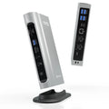 Plugable 16-in-1 Thunderbolt 4 Dock with 100W Charging, 4K Quad Monitor Setup for Thunderbolt 4 Windows Laptops, Thunderbolt Certified Dock with 2x HDMI, 2x DisplayPort, 2.5G Ethernet, 7x USB, SD