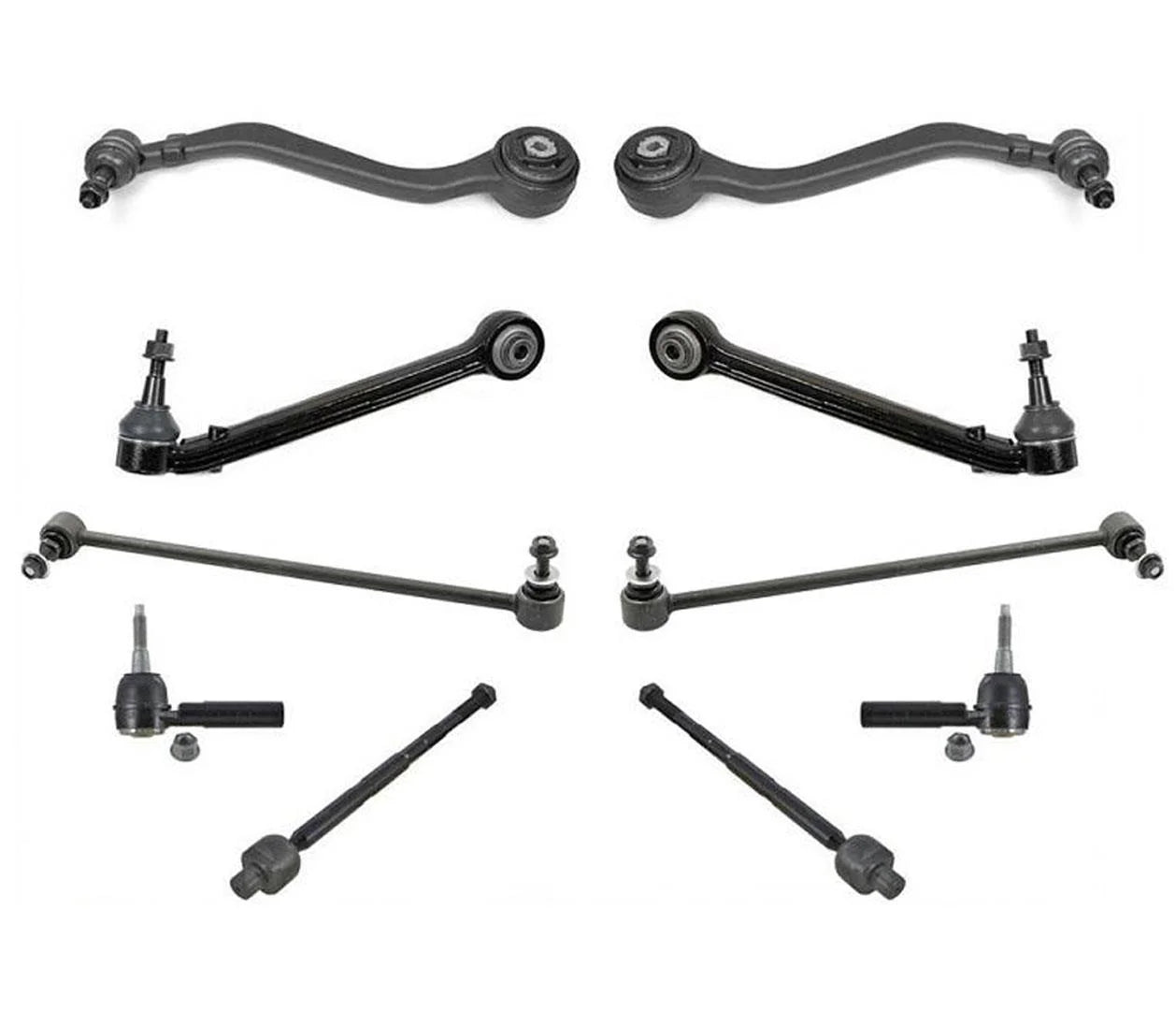 Frt Tie Rods Sway Bar Control Arm Set for 2010-2015 Chevrolet Camaro 10Pc Kit